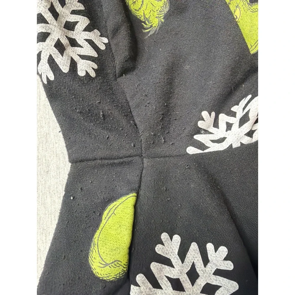 Celebrate Together The Grinch Christmas Sweatpants Mens‎ 2XL Black Snowflakes